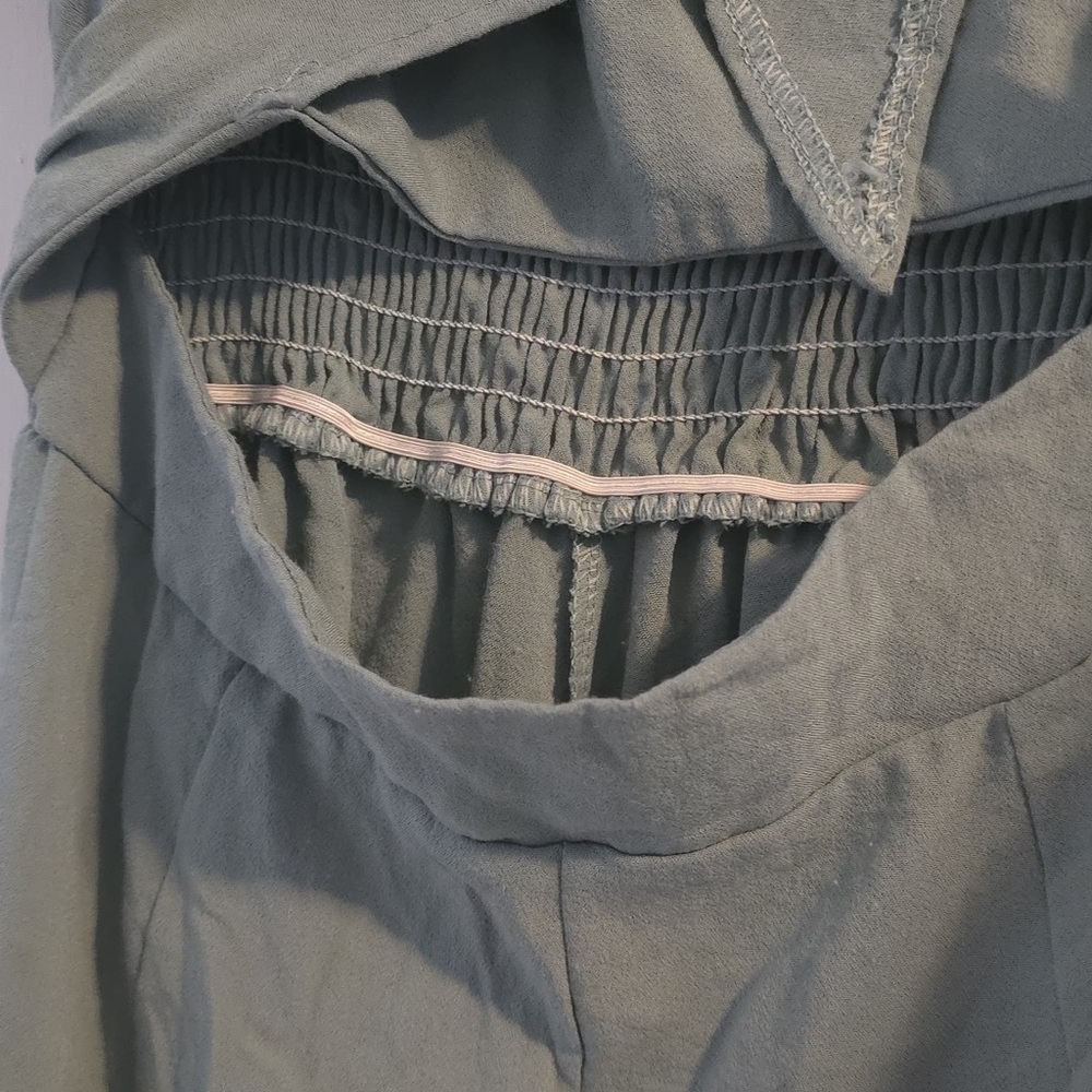 Gray Casual Top jumpsuit - Picture 5 of 14